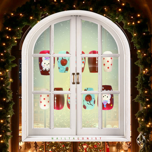 LULU'S HOLIDAY IMPASTO PAINTINGS - HOLIDAY