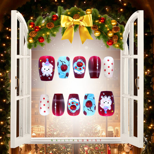 LULU'S HOLIDAY IMPASTO PAINTINGS - HOLIDAY